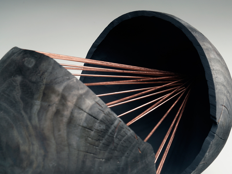 I Am Ungit, Prismacolor pencil and India ink on paper, 14" x 15"